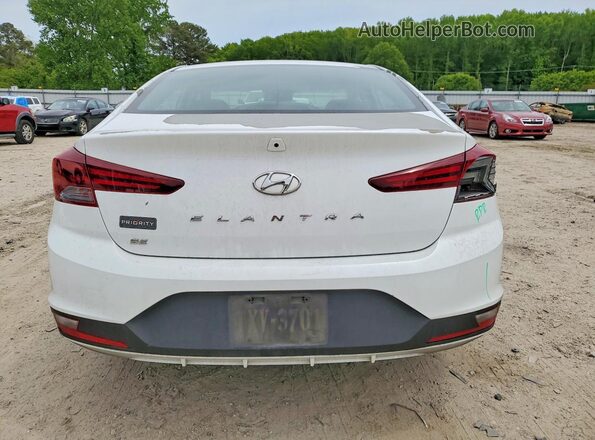 5NPD74LF4LH503820 2020 HYUNDAI ELANTRA White უკანა ხედი