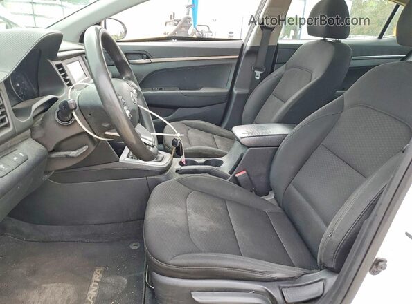 5NPD74LF4LH503820 2020 HYUNDAI ELANTRA White წინა სალონის ხედი
