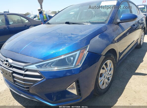 5NPD74LF4LH509889 2020 HYUNDAI ELANTRA Blue წინა ხედი