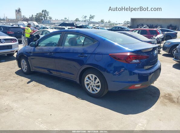 5NPD74LF4LH509889 2020 HYUNDAI ELANTRA Blue უკანა მარცხენა