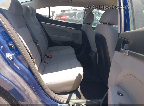 5NPD74LF4LH509889 2020 HYUNDAI ELANTRA Blue VIN კოდის სტიკერის ხედი