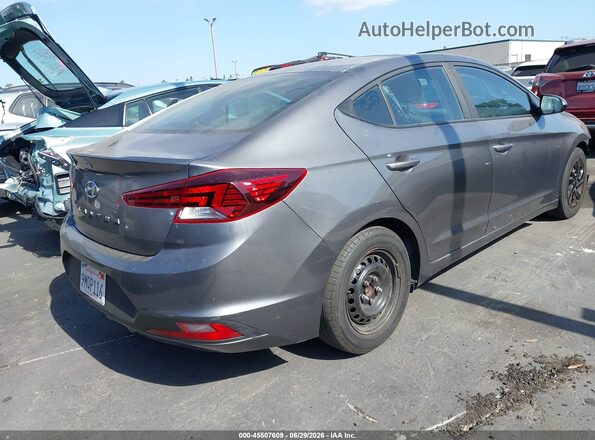 5NPD74LF4LH541192 2020 HYUNDAI ELANTRA Серый Задняя правая четверть
