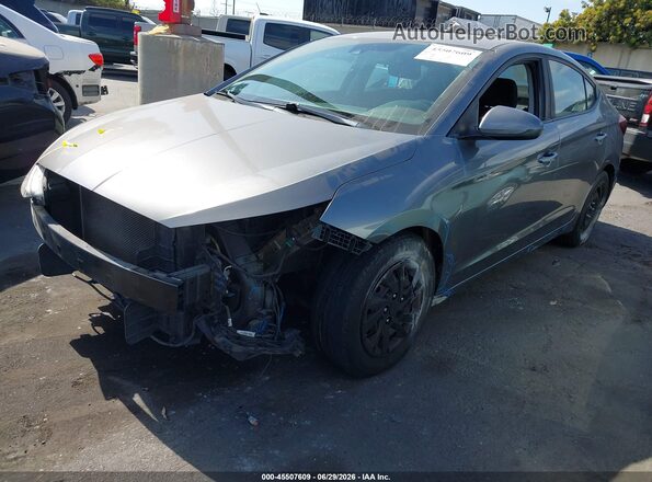 5NPD74LF4LH541192 2020 HYUNDAI ELANTRA Серый Передняя левая четверть