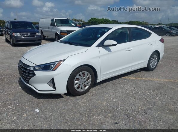 5NPD74LF4LH601231 2020 HYUNDAI ELANTRA White Front left