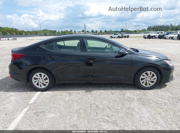 5NPD74LF4LH601276 2020 HYUNDAI ELANTRA Black უკანა სალონის ხედი