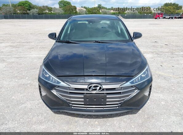 5NPD74LF4LH601276 2020 HYUNDAI ELANTRA Black ხელსაწყოთა პანელის ხედი