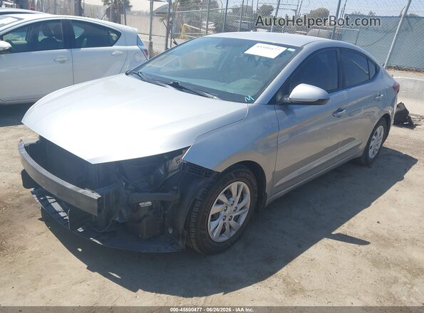 5NPD74LF4LH601763 2020 HYUNDAI ELANTRA Серебряный Передняя левая четверть