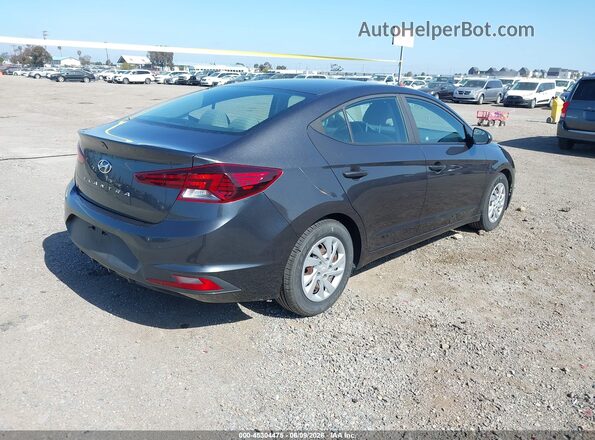 5NPD74LF4LH603111 2020 HYUNDAI ELANTRA Gray Trasero derecho
