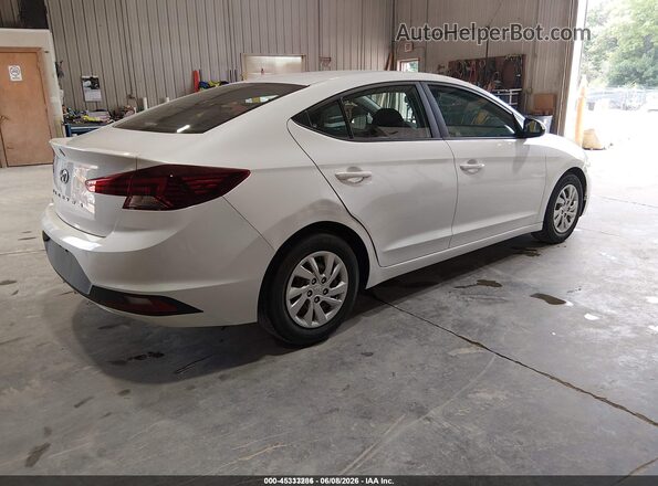 5NPD74LF4LH603819 2020 HYUNDAI ELANTRA White Trasero derecho