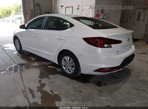 5NPD74LF4LH603819 2020 HYUNDAI ELANTRA White Trasero izquierdo