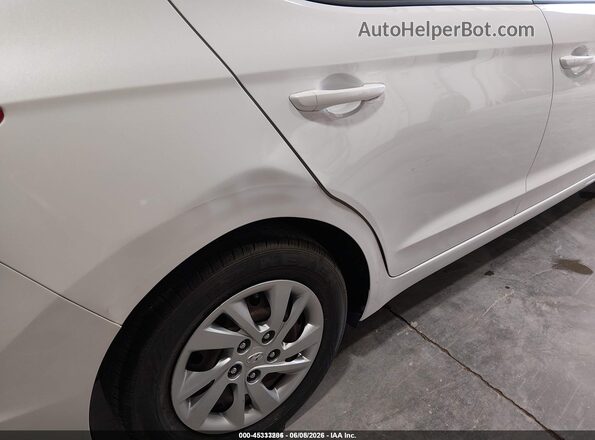 5NPD74LF4LH603819 2020 HYUNDAI ELANTRA White Vista interior trasera