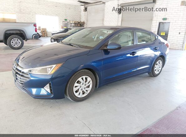 5NPD74LF4LH608969 2020 HYUNDAI ELANTRA Blue Vista tres cuartos delantera izquierda