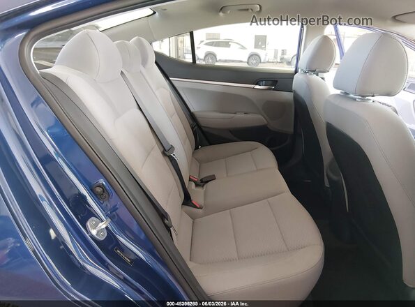 5NPD74LF4LH608969 2020 HYUNDAI ELANTRA Blue Vista de la etiqueta del VIN