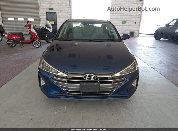 5NPD74LF4LH608969 2020 HYUNDAI ELANTRA Blue Vista del cuadro de instrumentos