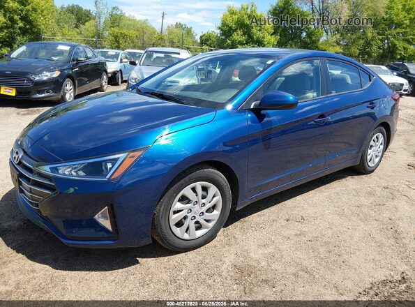 5NPD74LF4LH610446 2020 HYUNDAI ELANTRA Blue Przód lewy