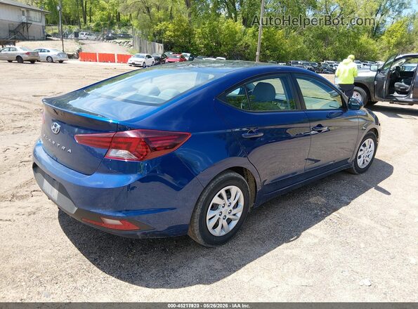 5NPD74LF4LH610446 2020 HYUNDAI ELANTRA Blue Tył prawy