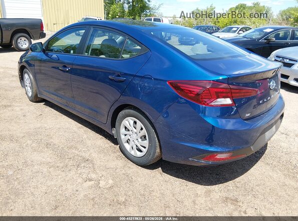 5NPD74LF4LH610446 2020 HYUNDAI ELANTRA Blue Tył lewy