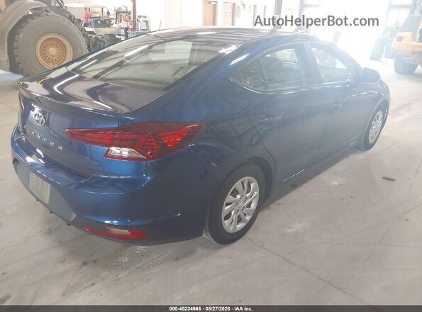 5NPD74LF4LH612312 2020 HYUNDAI ELANTRA Blue უკანა მარჯვენა
