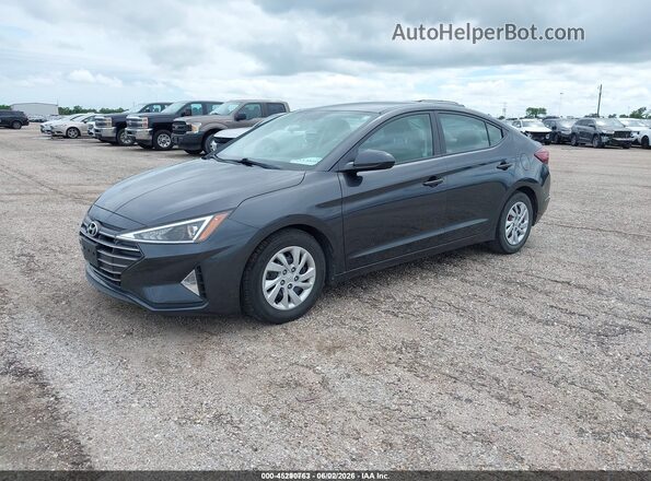 5NPD74LF4LH613993 2020 HYUNDAI ELANTRA Gray 