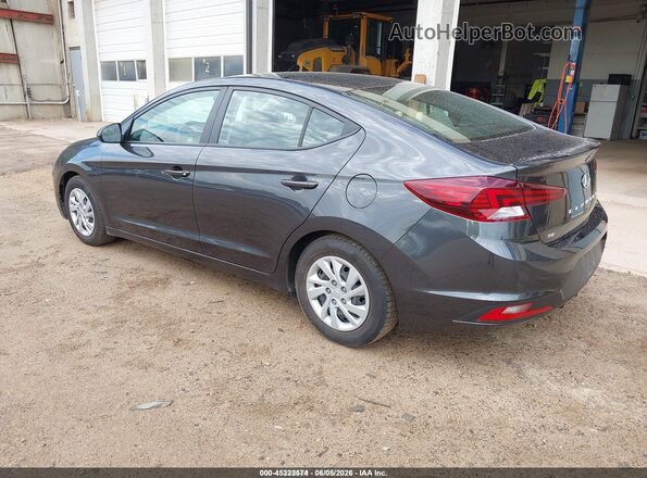5NPD74LF4LH617834 2020 HYUNDAI ELANTRA Gray Trasero izquierdo