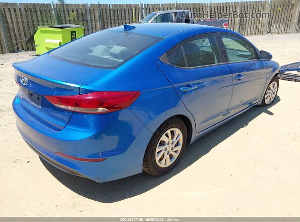 5NPD74LF5HH103028 2017 HYUNDAI ELANTRA Blue 
