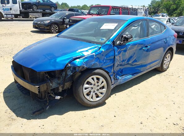 5NPD74LF5HH103028 2017 HYUNDAI ELANTRA Blue 