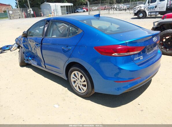 5NPD74LF5HH103028 2017 HYUNDAI ELANTRA Blue 