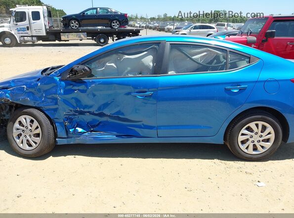 5NPD74LF5HH103028 2017 HYUNDAI ELANTRA Blue 