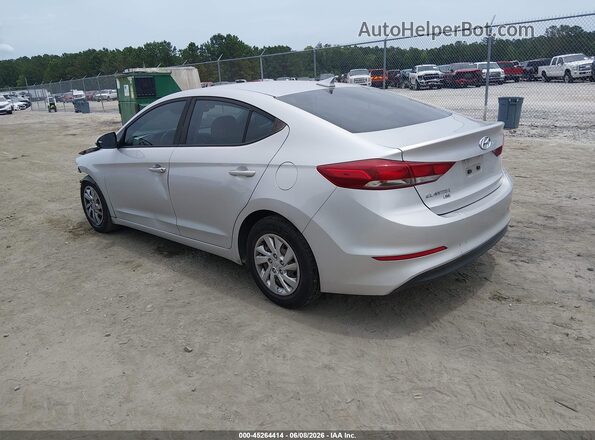 5NPD74LF5HH204635 2017 HYUNDAI ELANTRA Silver Rear left