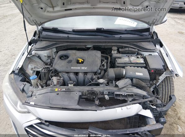 5NPD74LF5HH204635 2017 HYUNDAI ELANTRA Silver Rear view