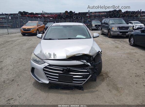 5NPD74LF5HH204635 2017 HYUNDAI ELANTRA Silver Instrument cluster view