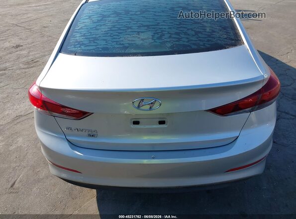 5NPD74LF5JH227337 2018 HYUNDAI ELANTRA Серый 
