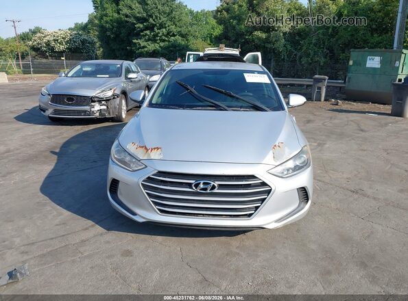 5NPD74LF5JH227337 2018 HYUNDAI ELANTRA Серый Вид панели приборов