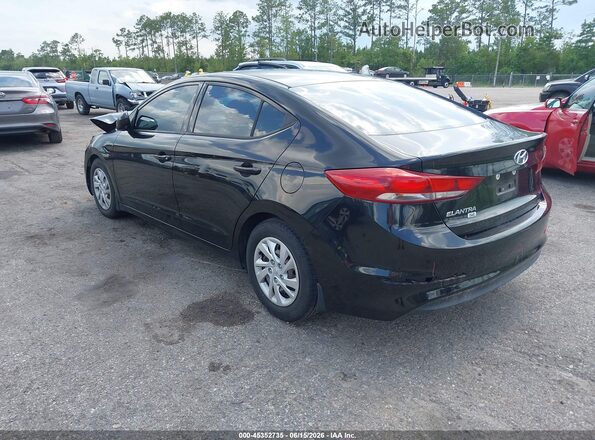 5NPD74LF5JH310816 2018 HYUNDAI ELANTRA Black Задня ліва чверть