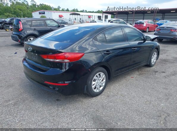 5NPD74LF5JH310816 2018 HYUNDAI ELANTRA Black Задня права чверть