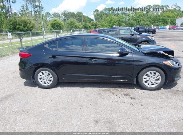 5NPD74LF5JH310816 2018 HYUNDAI ELANTRA Black Вид задньої частини салону