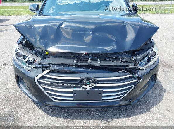 5NPD74LF5JH310816 2018 HYUNDAI ELANTRA Black Вид щитка приладів