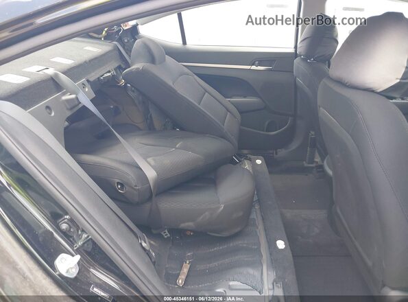 5NPD74LF5KH434117 2019 HYUNDAI ELANTRA Black VIN კოდის სტიკერის ხედი