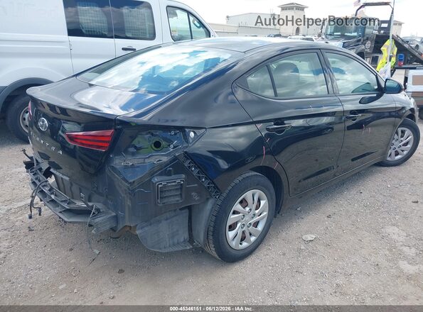 5NPD74LF5KH434117 2019 HYUNDAI ELANTRA Black უკანა მარჯვენა