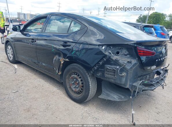 5NPD74LF5KH434117 2019 HYUNDAI ELANTRA Black უკანა მარცხენა