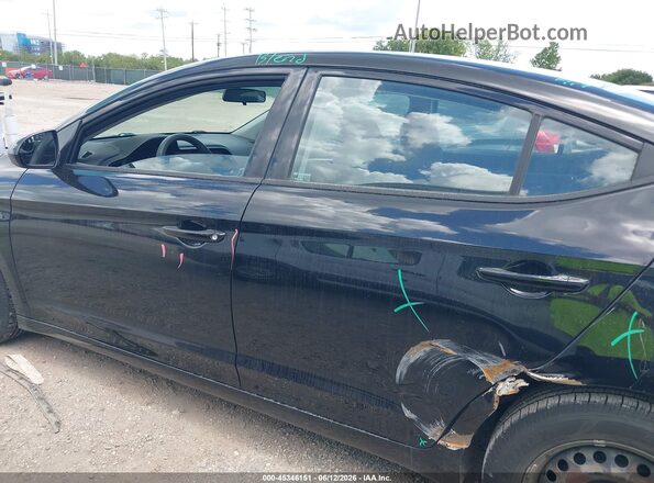 5NPD74LF5KH434117 2019 HYUNDAI ELANTRA Black 