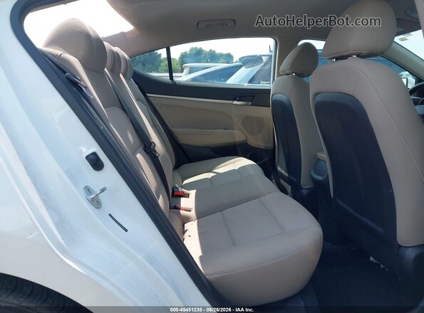 5NPD74LF5KH482006 2019 HYUNDAI ELANTRA White Вид наклейки з VIN-кодом
