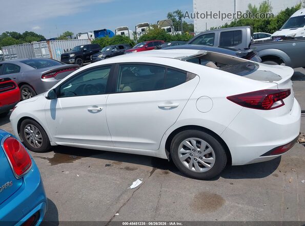 5NPD74LF5KH482006 2019 HYUNDAI ELANTRA White Панорамний вид салону 360°