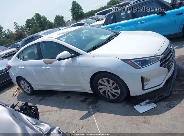 5NPD74LF5KH482006 2019 HYUNDAI ELANTRA White Вид задньої частини салону