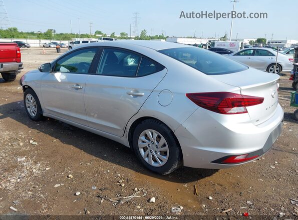 5NPD74LF5KH489389 2019 HYUNDAI ELANTRA Silver Rear left