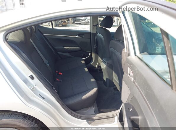 5NPD74LF5KH489389 2019 HYUNDAI ELANTRA Silver VIN sticker view
