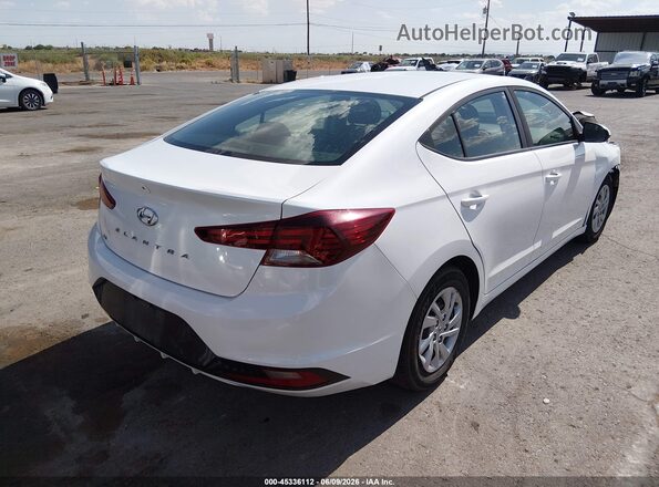 5NPD74LF5KH490865 2019 HYUNDAI ELANTRA White Հետևի աջ