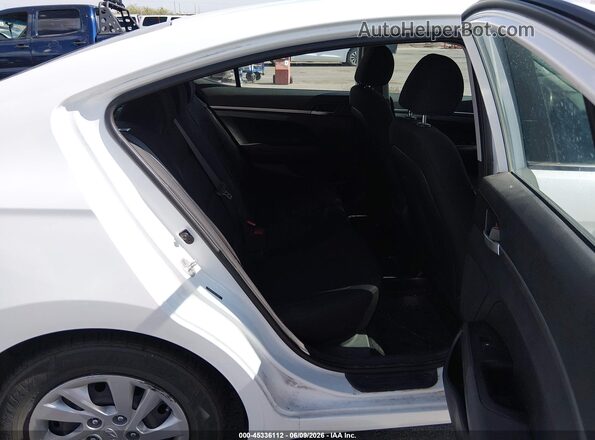 5NPD74LF5KH490865 2019 HYUNDAI ELANTRA White VIN կոդի պիտակի տեսք