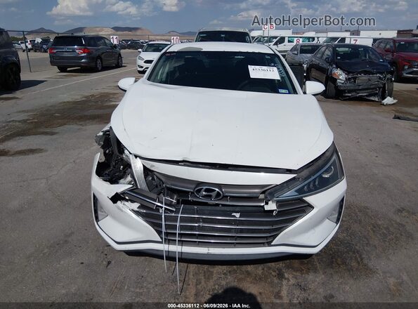5NPD74LF5KH490865 2019 HYUNDAI ELANTRA White Սալոնի հետևի տեսք