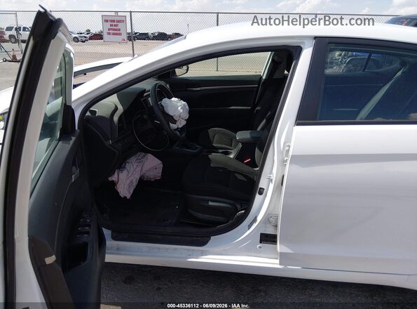 5NPD74LF5KH490865 2019 HYUNDAI ELANTRA White Սալոնի դիմացի տեսք